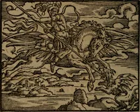 Picture 309 of 375 from Ori Apollinis Niliaci, De sacris Aegyptiorum notis, Aegyptiacè expressis : libri duo, iconibus illustrati, & aucti : nunc primùm in latinum ac gallicum sermonem conversi (1574), leaf 421