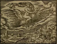 Picture 312 of 375 from Ori Apollinis Niliaci, De sacris Aegyptiorum notis, Aegyptiacè expressis : libri duo, iconibus illustrati, & aucti : nunc primùm in latinum ac gallicum sermonem conversi (1574), leaf 426