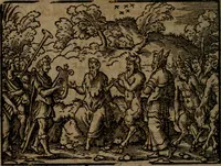 Picture 327 of 375 from Ori Apollinis Niliaci, De sacris Aegyptiorum notis, Aegyptiacè expressis : libri duo, iconibus illustrati, & aucti : nunc primùm in latinum ac gallicum sermonem conversi (1574), leaf 451