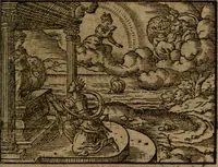 Picture 333 of 375 from Ori Apollinis Niliaci, De sacris Aegyptiorum notis, Aegyptiacè expressis : libri duo, iconibus illustrati, & aucti : nunc primùm in latinum ac gallicum sermonem conversi (1574), leaf 458