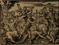 Picture 351 of 375 from Ori Apollinis Niliaci, De sacris Aegyptiorum notis, Aegyptiacè expressis : libri duo, iconibus illustrati, & aucti : nunc primùm in latinum ac gallicum sermonem conversi (1574), leaf 491
