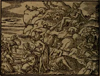 Picture 352 of 375 from Ori Apollinis Niliaci, De sacris Aegyptiorum notis, Aegyptiacè expressis : libri duo, iconibus illustrati, & aucti : nunc primùm in latinum ac gallicum sermonem conversi (1574), leaf 493