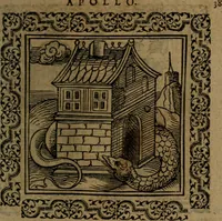 Picture 61 of 375 from Ori Apollinis Niliaci, De sacris Aegyptiorum notis, Aegyptiacè expressis : libri duo, iconibus illustrati, & aucti : nunc primùm in latinum ac gallicum sermonem conversi (1574), leaf 92