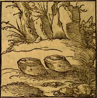 An illustration from Ori Apollonis Niliaci, de sacris notis & sculpturis libri duo, vbi ad fidem vetudti codicis manu scripti restituta sunt loca permulta, corrupta ante ac deplorata (1551)