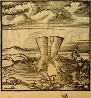 An illustration from Ori Apollonis Niliaci, de sacris notis & sculpturis libri duo, vbi ad fidem vetudti codicis manu scripti restituta sunt loca permulta, corrupta ante ac deplorata (1551)