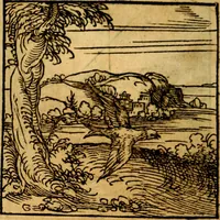 An illustration from Ori Apollonis Niliaci, de sacris notis & sculpturis libri duo, vbi ad fidem vetudti codicis manu scripti restituta sunt loca permulta, corrupta ante ac deplorata (1551)