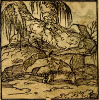 An illustration from Ori Apollonis Niliaci, de sacris notis & sculpturis libri duo, vbi ad fidem vetudti codicis manu scripti restituta sunt loca permulta, corrupta ante ac deplorata (1551)