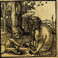An illustration from Ori Apollonis Niliaci, de sacris notis & sculpturis libri duo, vbi ad fidem vetudti codicis manu scripti restituta sunt loca permulta, corrupta ante ac deplorata (1551)