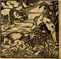 An illustration from Ori Apollonis Niliaci, de sacris notis & sculpturis libri duo, vbi ad fidem vetudti codicis manu scripti restituta sunt loca permulta, corrupta ante ac deplorata (1551)
