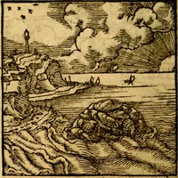 An illustration from Ori Apollonis Niliaci, de sacris notis & sculpturis libri duo, vbi ad fidem vetudti codicis manu scripti restituta sunt loca permulta, corrupta ante ac deplorata (1551)