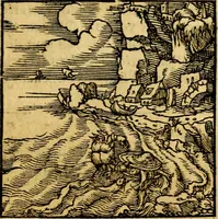 An illustration from Ori Apollonis Niliaci, de sacris notis & sculpturis libri duo, vbi ad fidem vetudti codicis manu scripti restituta sunt loca permulta, corrupta ante ac deplorata (1551)