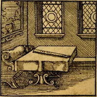 An illustration from Ori Apollonis Niliaci, de sacris notis & sculpturis libri duo, vbi ad fidem vetudti codicis manu scripti restituta sunt loca permulta, corrupta ante ac deplorata (1551)