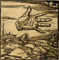 An illustration from Ori Apollonis Niliaci, de sacris notis & sculpturis libri duo, vbi ad fidem vetudti codicis manu scripti restituta sunt loca permulta, corrupta ante ac deplorata (1551)