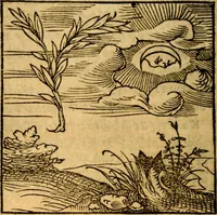 An illustration from Ori Apollonis Niliaci, de sacris notis & sculpturis libri duo, vbi ad fidem vetudti codicis manu scripti restituta sunt loca permulta, corrupta ante ac deplorata (1551)