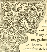An illustration from The oriental rug; a monograph on eastern rugs and carpets, saddle-bags, mats & pillows, with a consideration of kinds and classes, types borders, figures, dyes, symbols, etc., together with some practical advice to collectors (1909)