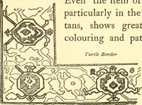 Picture 8 of 20 from The oriental rug; a monograph on eastern rugs and carpets, saddle-bags, mats & pillows, with a consideration of kinds and classes, types borders, figures, dyes, symbols, etc., together with some practical advice to collectors (1909), leaf 47