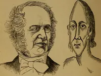 An illustration from An original and illustrated physiological and physiognomical chart (1873)