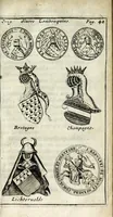 Picture 7 of 16 from Origine des ornemens des armoiries (1680), leaf 61