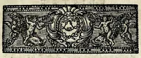 An illustration from Origine des ornemens des armoiries (1680)