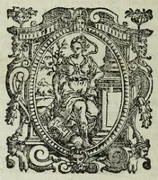 An illustration from Origine e fatti delle famiglie illustri d'Italia (1670)