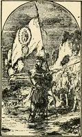 An illustration from Origin and history of the American flag and of the naval and yacht-club signals, seals and arms, and principal national songs of the United States, with a chronicle of the symbols, standards, banners, and flags of ancient and modern nations (1917)