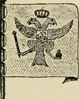 An illustration from Origin and history of the American flag and of the naval and yacht-club signals, seals and arms, and principal national songs of the United States, with a chronicle of the symbols, standards, banners, and flags of ancient and modern nations (1917)