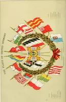 An illustration from Origin and history of the American flag and of the naval and yacht-club signals, seals and arms, and principal national songs of the United States, with a chronicle of the symbols, standards, banners, and flags of ancient and modern nations (1917)