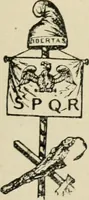 An illustration from Origin and history of the American flag and of the naval and yacht-club signals, seals and arms, and principal national songs of the United States, with a chronicle of the symbols, standards, banners, and flags of ancient and modern nations (1917)