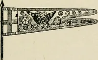 An illustration from Origin and history of the American flag and of the naval and yacht-club signals, seals and arms, and principal national songs of the United States, with a chronicle of the symbols, standards, banners, and flags of ancient and modern nations (1917)