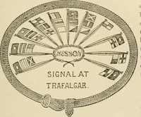 An illustration from Origin and history of the American flag and of the naval and yacht-club signals, seals and arms, and principal national songs of the United States, with a chronicle of the symbols, standards, banners, and flags of ancient and modern nations (1917)