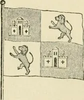 An illustration from Origin and history of the American flag and of the naval and yacht-club signals, seals and arms, and principal national songs of the United States, with a chronicle of the symbols, standards, banners, and flags of ancient and modern nations (1917)