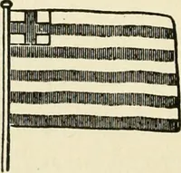 An illustration from Origin and history of the American flag and of the naval and yacht-club signals, seals and arms, and principal national songs of the United States, with a chronicle of the symbols, standards, banners, and flags of ancient and modern nations (1917)