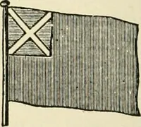 An illustration from Origin and history of the American flag and of the naval and yacht-club signals, seals and arms, and principal national songs of the United States, with a chronicle of the symbols, standards, banners, and flags of ancient and modern nations (1917)