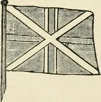An illustration from Origin and history of the American flag and of the naval and yacht-club signals, seals and arms, and principal national songs of the United States, with a chronicle of the symbols, standards, banners, and flags of ancient and modern nations (1917)