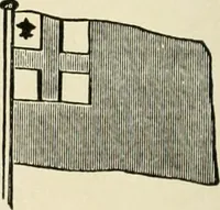 An illustration from Origin and history of the American flag and of the naval and yacht-club signals, seals and arms, and principal national songs of the United States, with a chronicle of the symbols, standards, banners, and flags of ancient and modern nations (1917)