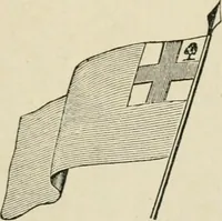 An illustration from Origin and history of the American flag and of the naval and yacht-club signals, seals and arms, and principal national songs of the United States, with a chronicle of the symbols, standards, banners, and flags of ancient and modern nations (1917)