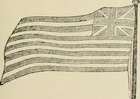 An illustration from Origin and history of the American flag and of the naval and yacht-club signals, seals and arms, and principal national songs of the United States, with a chronicle of the symbols, standards, banners, and flags of ancient and modern nations (1917)