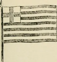 An illustration from Origin and history of the American flag and of the naval and yacht-club signals, seals and arms, and principal national songs of the United States, with a chronicle of the symbols, standards, banners, and flags of ancient and modern nations (1917)