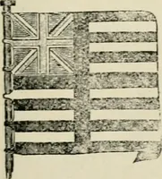An illustration from Origin and history of the American flag and of the naval and yacht-club signals, seals and arms, and principal national songs of the United States, with a chronicle of the symbols, standards, banners, and flags of ancient and modern nations (1917)