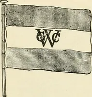 An illustration from Origin and history of the American flag and of the naval and yacht-club signals, seals and arms, and principal national songs of the United States, with a chronicle of the symbols, standards, banners, and flags of ancient and modern nations (1917)
