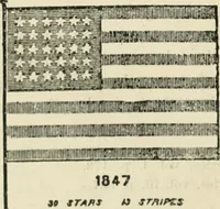 An illustration from Origin and history of the American flag and of the naval and yacht-club signals, seals and arms, and principal national songs of the United States, with a chronicle of the symbols, standards, banners, and flags of ancient and modern nations (1917)
