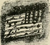 An illustration from Origin and history of the American flag and of the naval and yacht-club signals, seals and arms, and principal national songs of the United States, with a chronicle of the symbols, standards, banners, and flags of ancient and modern nations (1917)