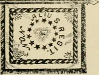 An illustration from Origin and history of the American flag and of the naval and yacht-club signals, seals and arms, and principal national songs of the United States, with a chronicle of the symbols, standards, banners, and flags of ancient and modern nations (1917)