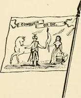 An illustration from Origin and history of the American flag and of the naval and yacht-club signals, seals and arms, and principal national songs of the United States, with a chronicle of the symbols, standards, banners, and flags of ancient and modern nations (1917)