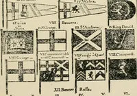 An illustration from Origin and history of the American flag and of the naval and yacht-club signals, seals and arms, and principal national songs of the United States, with a chronicle of the symbols, standards, banners, and flags of ancient and modern nations (1917)