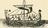 An illustration from Origin and history of the American flag and of the naval and yacht-club signals, seals and arms, and principal national songs of the United States, with a chronicle of the symbols, standards, banners, and flags of ancient and modern nations (1917)