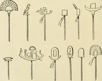 An illustration from Origin and history of the American flag and of the naval and yacht-club signals, seals and arms, and principal national songs of the United States, with a chronicle of the symbols, standards, banners, and flags of ancient and modern nations (1917)