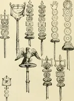 An illustration from Origin and history of the American flag and of the naval and yacht-club signals, seals and arms, and principal national songs of the United States, with a chronicle of the symbols, standards, banners, and flags of ancient and modern nations (1917)