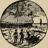 An illustration from Origin and history of the American flag and of the naval and yacht-club signals, seals and arms, and principal national songs of the United States, with a chronicle of the symbols, standards, banners, and flags of ancient and modern nations (1917)