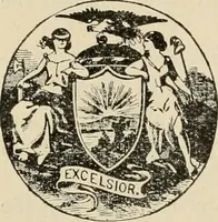 An illustration from Origin and history of the American flag and of the naval and yacht-club signals, seals and arms, and principal national songs of the United States, with a chronicle of the symbols, standards, banners, and flags of ancient and modern nations (1917)